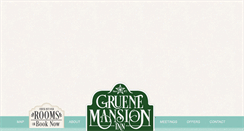 Desktop Screenshot of gruenemansioninn.com
