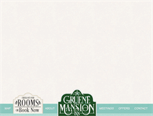 Tablet Screenshot of gruenemansioninn.com